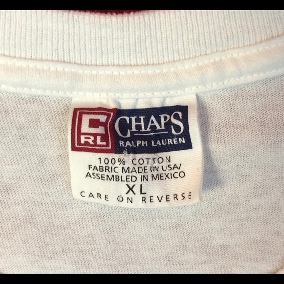 90’s/2000 Ralph Lauren Chaps Nautical Flag Tee - Picture 2 of 5